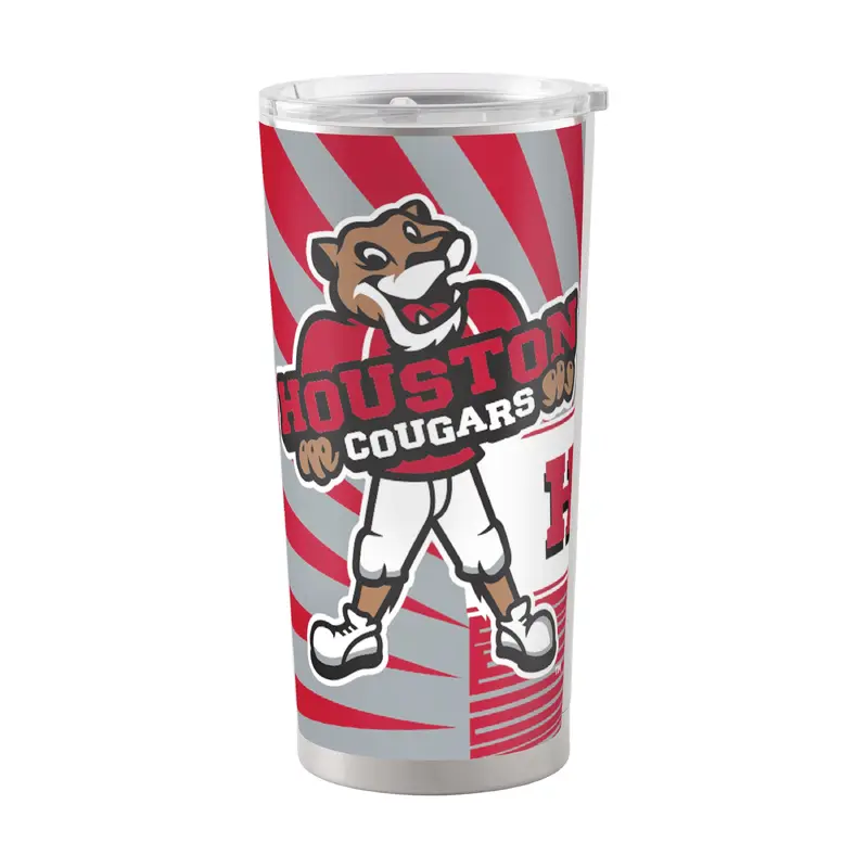 Houston 20oz Mascot Stainless Tumbler