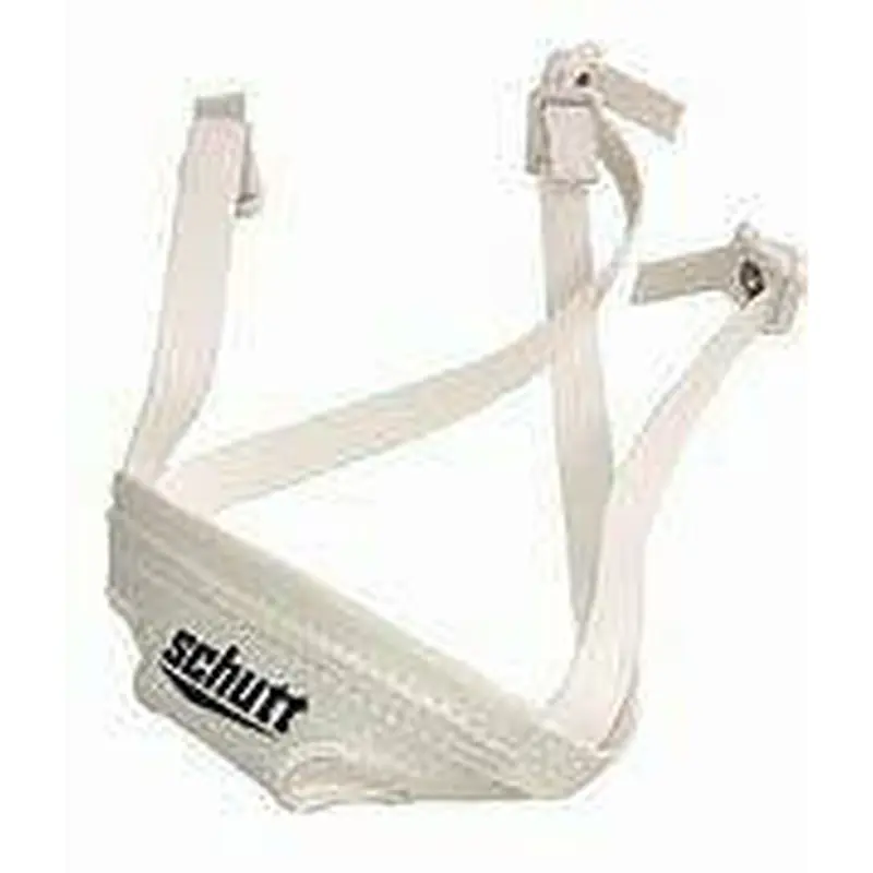 New Schutt Youth White Football Chinstrap