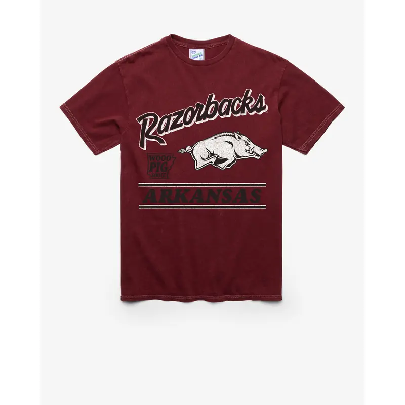 ARKANSAS RAZORBACKS FLY BY VINTAGE '47 TUBULAR TEE