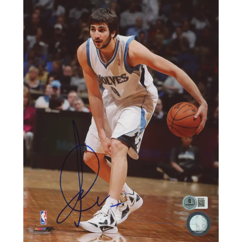 Timberwolves Ricky Rubio Authentic Signed 8x10 Photo Autographed BAS #BR54892