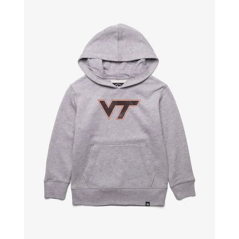 VIRGINIA TECH HOKIES DISTRESSED IMPRINT '47 HEADLINE HOOD KIDS