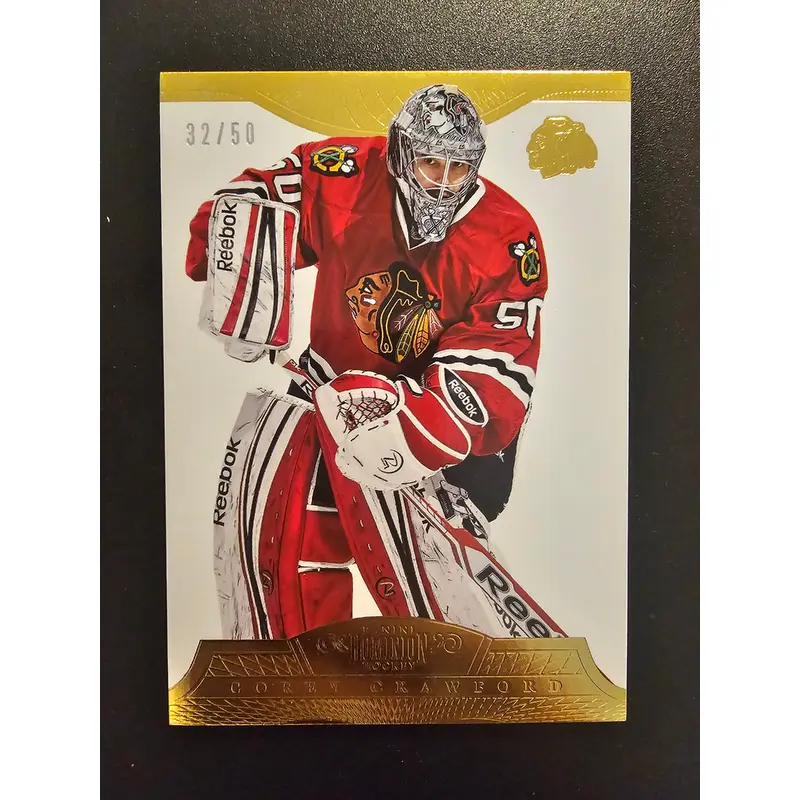 2013-14 Panini Dominion - Gold - Corey Crawford #21 /50