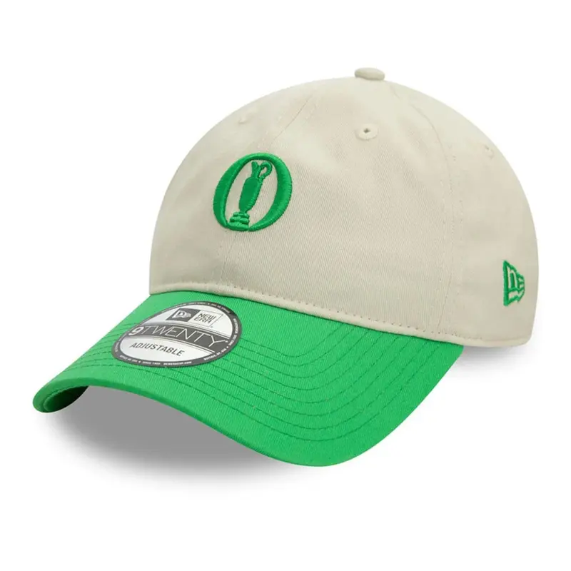The Open Championships Contrast Visor Cream 9TWENTY Adjustable Cap