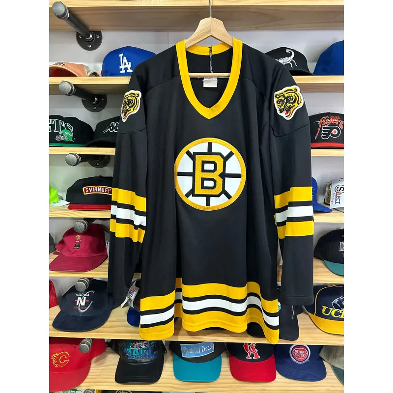Vintage 90s Boston Bruins CCM Blank Happy Gilmore Jersey XL