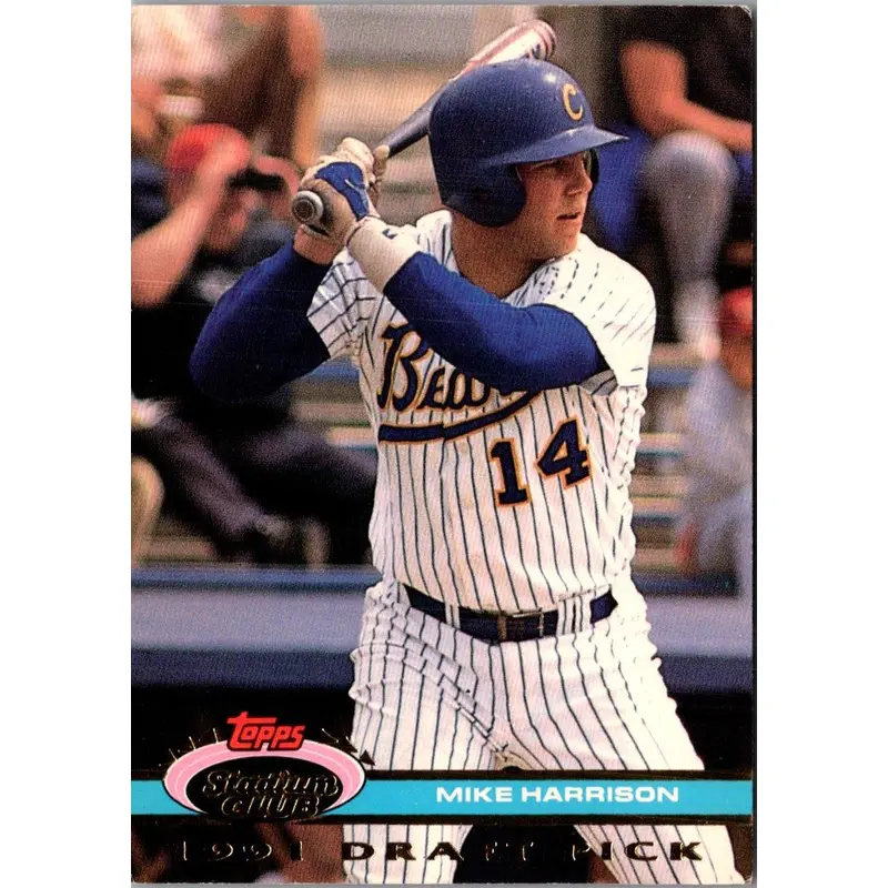 1992 Stadium Club Dome Mike Harrison #78 Rookie