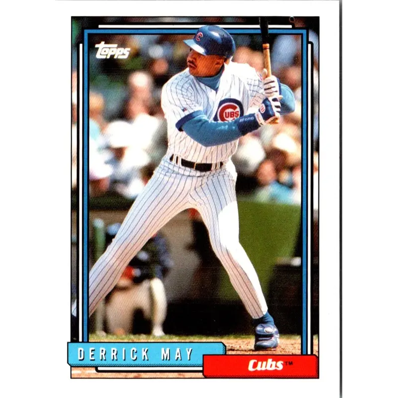 1992 Topps Traded Derrick May #68T