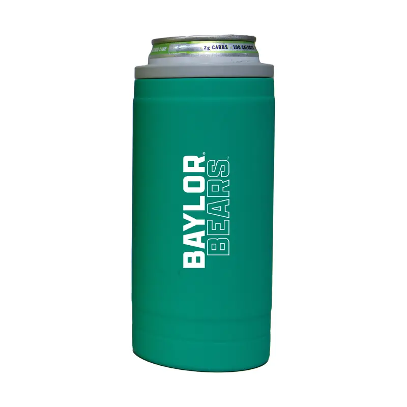 Baylor 12oz Optic Stacked Soft Touch Slim Coolie