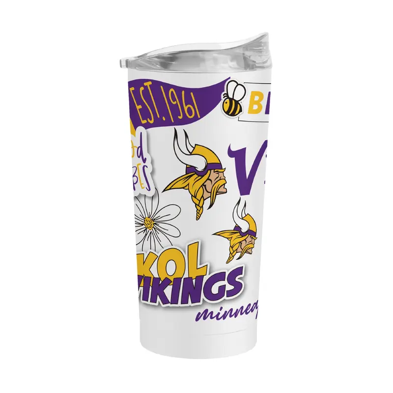 Minnesota Vikings 20oz Native Powder Coat Tumbler