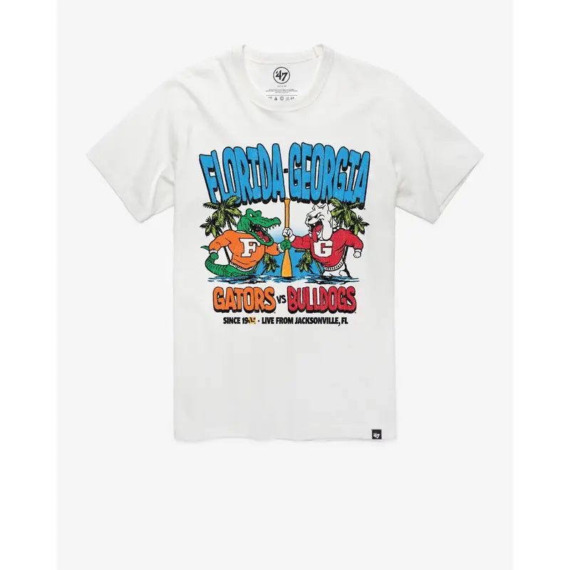 FLORIDA / GEORGIA RIVALRY DUELING NCAA '47 FRANKLIN TEE
