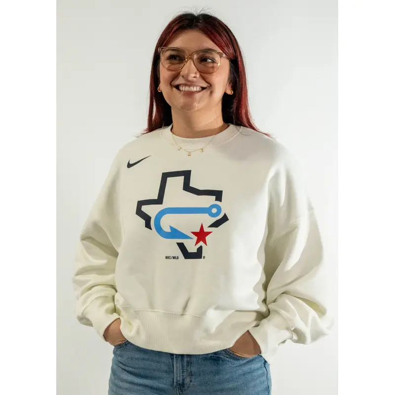 Nike - Women's - Fleece Crew Phoenix White