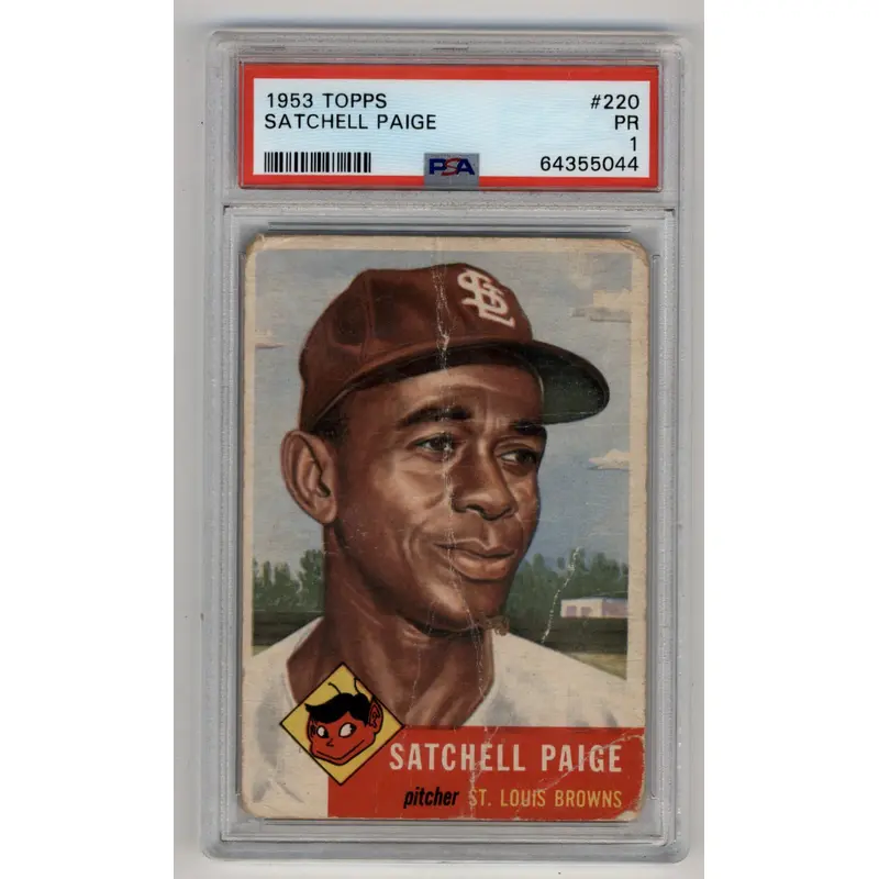 Satchell Paige 1953 Topps #220 PSA 1 Poor 5044