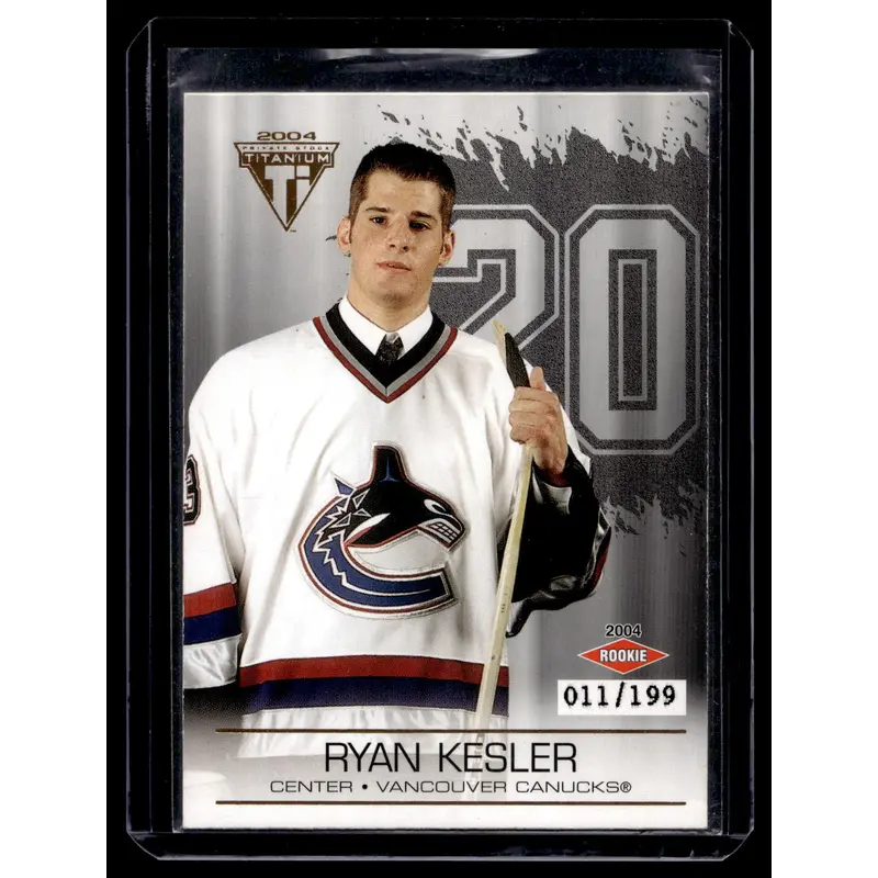 2003-04 Pacific Private Stock Titanium - Hobby Jersey Number - Ryan Kesler #138 /199 RC