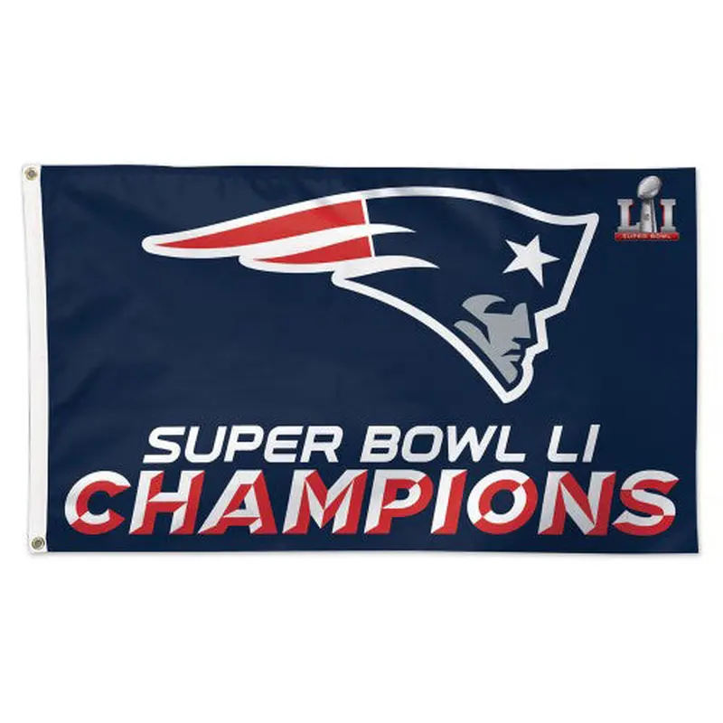 New England Patriots Super Bowl LI Champions DELUXE 3'x5' FLAG - Wincraft