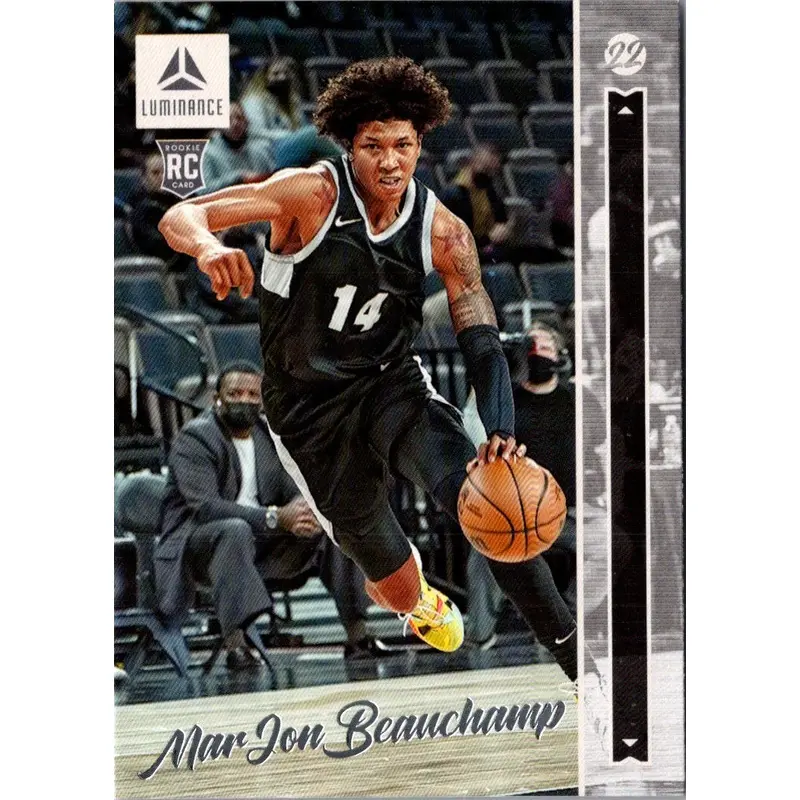 2022 Panini Chronicles Draft Picks Luminance MarJon Beauchamp #44