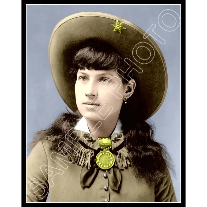 Annie Oakley Colorized 11X14 Photo - 2893