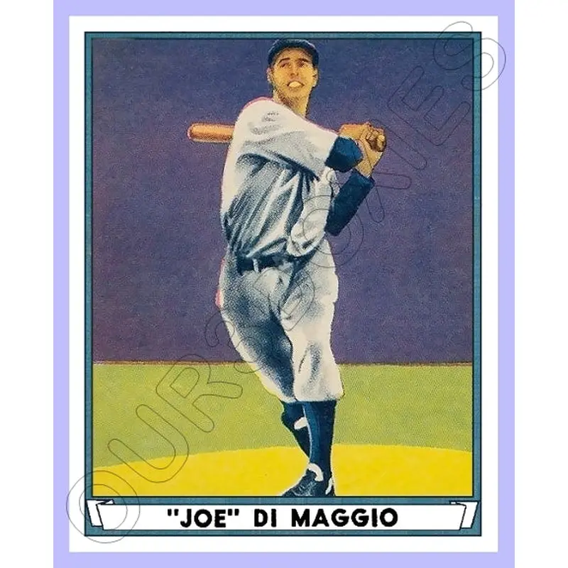 Joe Dimaggio 1941 Play Ball Reproduction Card - 3776