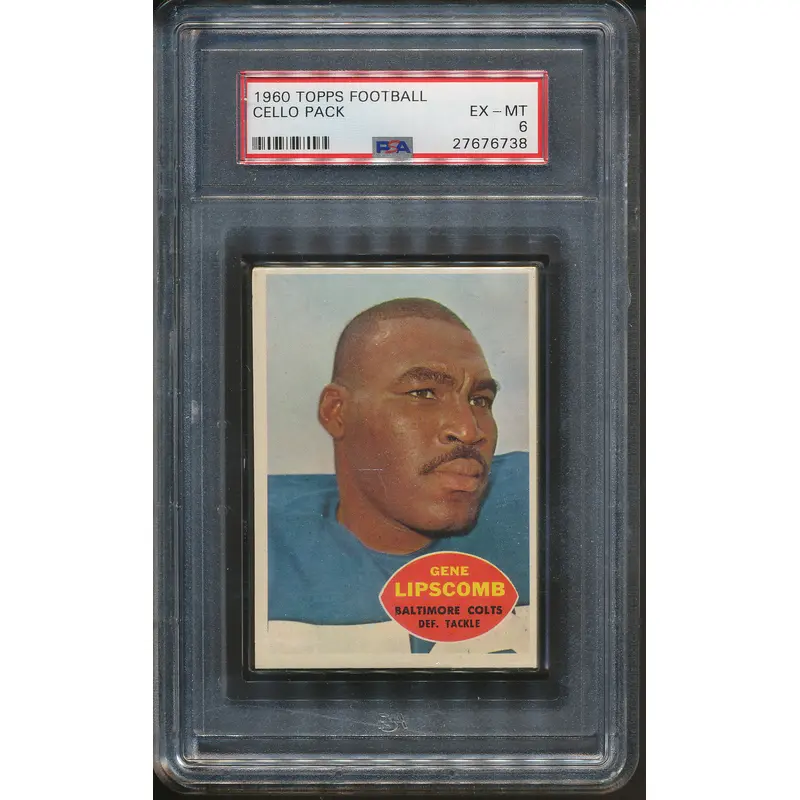 1960 Topps Football Unopened Cello Pack PSA 6