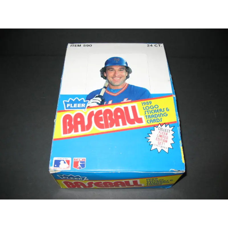 1989 Fleer Baseball Unopened Rack Box (Authenticate)
