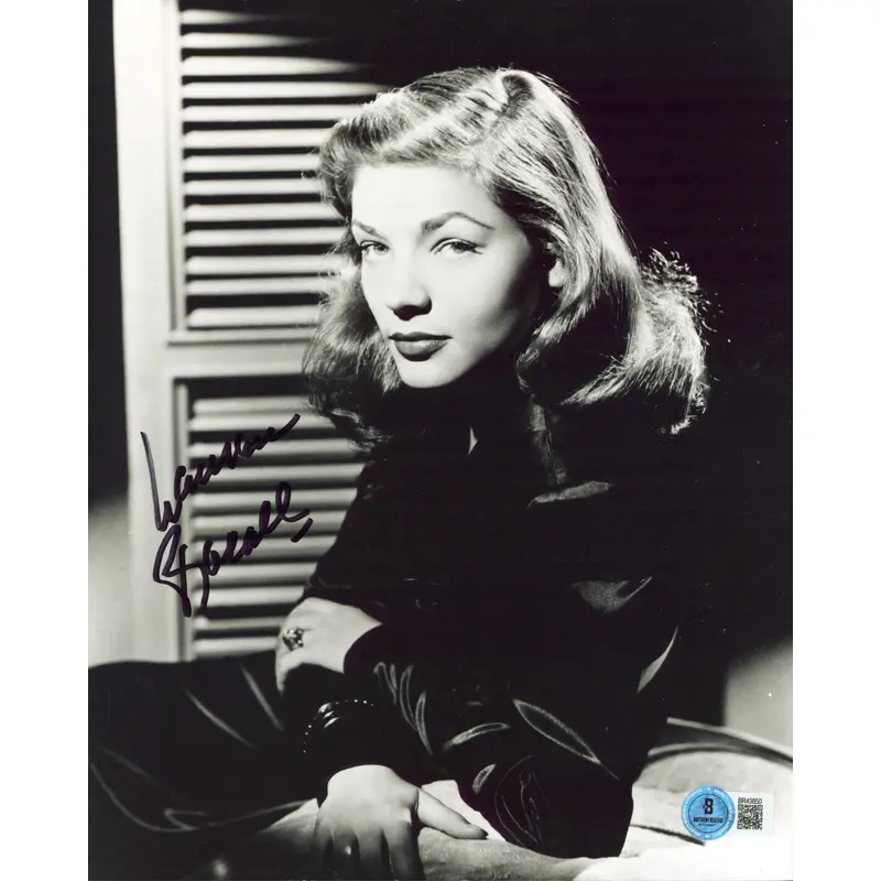Lauren Bacall The Big Sleep Authentic Signed 8x10 Vertical Photo BAS #BR43850