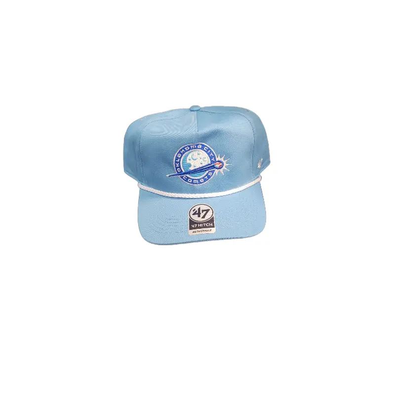 OKC Comets Moon Light Blue Rope 47 Hitch Cap