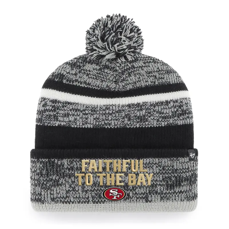 SAN FRANCISCO 49ERS SCRIPT NORTHWARD '47 CUFF KNIT