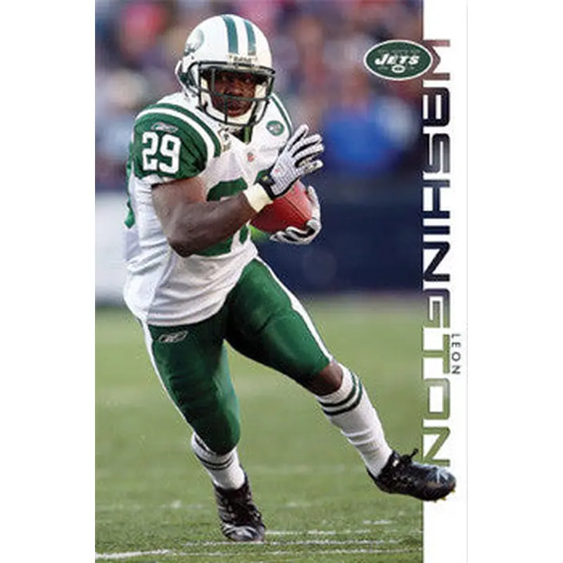 Leon Washington "Blazing" New York Jets Poster - Costacos 2009