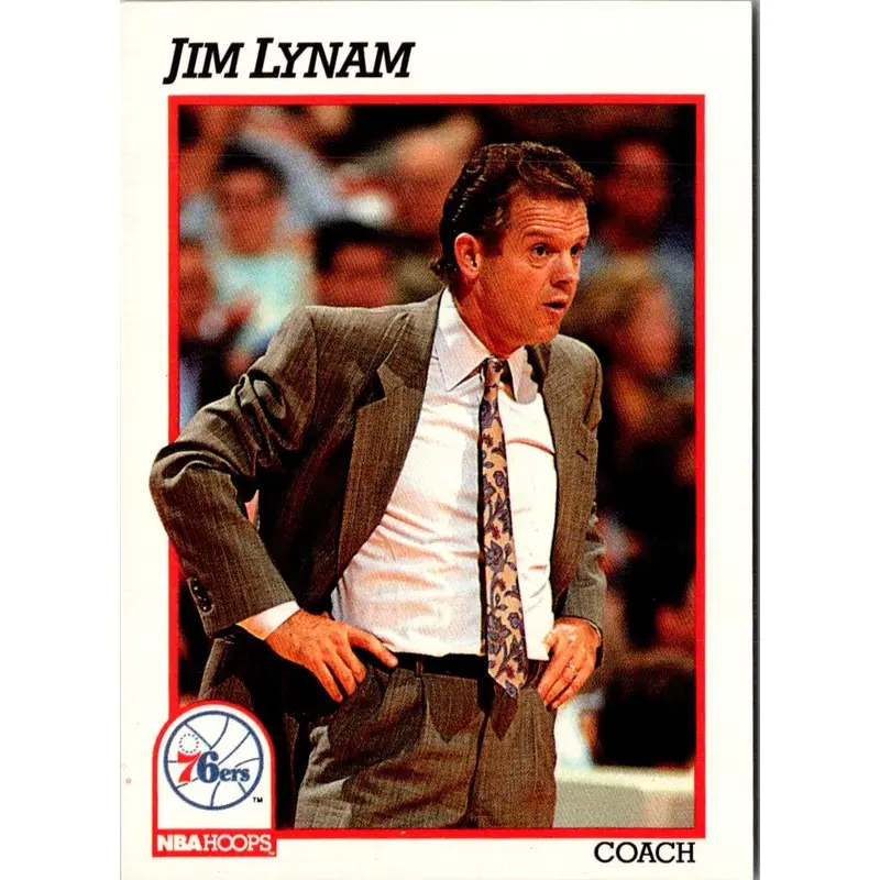 1991 Hoops Jim Lynam #240