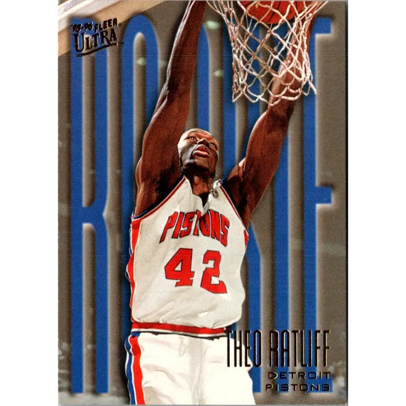 1995 Ultra Theo Ratliff #283 Rookie