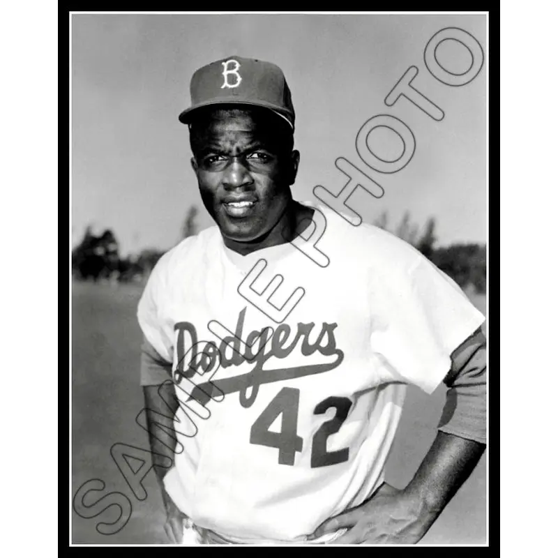 Jackie Robinson 11X14 Photo - Brooklyn Dodgers - 627