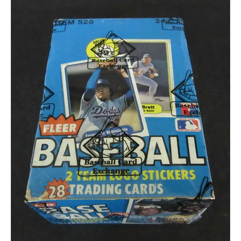 1982 Fleer Baseball Unopened Cello Box (BBCE)