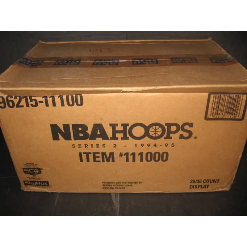 1994/95 Hoops Basketball Series 2 Case (20 Box)