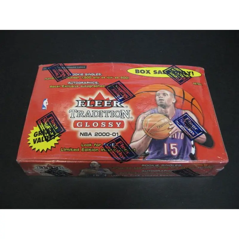 2000/01 Fleer Tradition Glossy Basketball Blaster Box (11/8)
