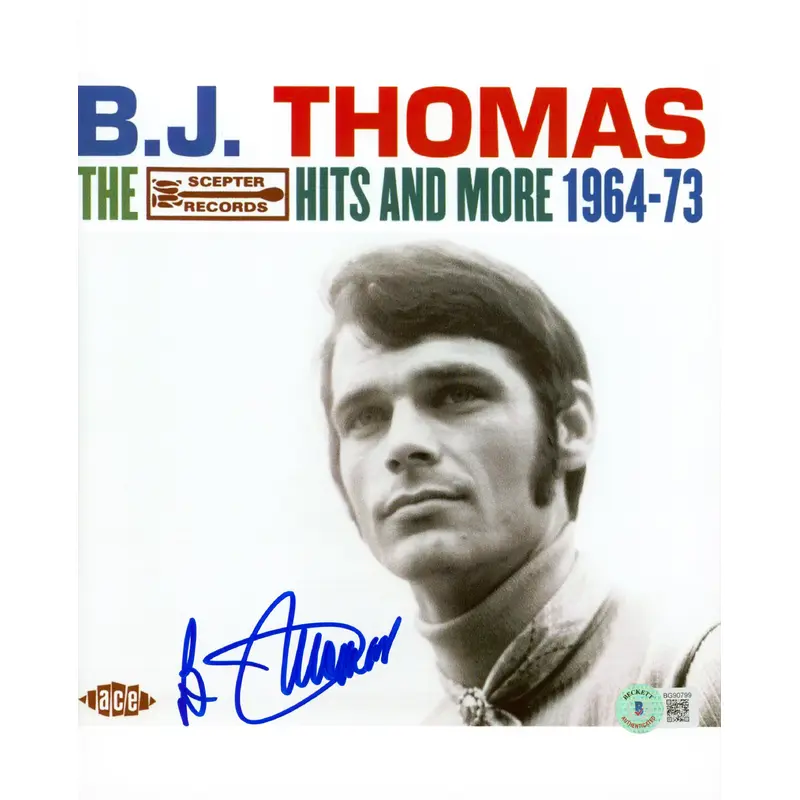 B.J. Thomas Country Musician Authentic Signed 8x10 Photo BAS #BG90799