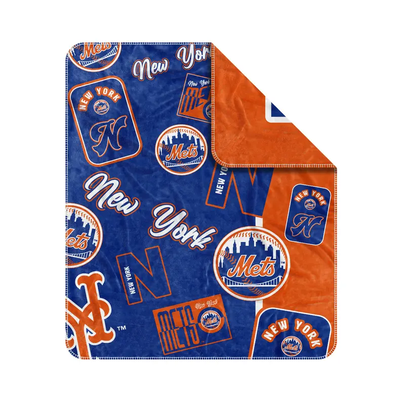NY Mets Dream Weave Throw 50x60