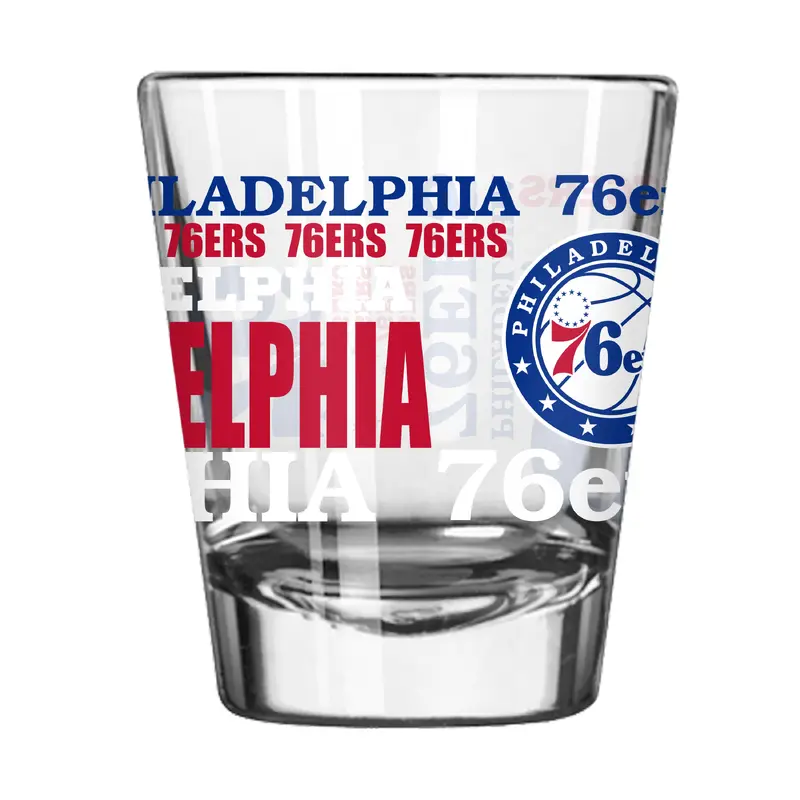 Philadelphia 76ers 2oz Spirit Shot Glass