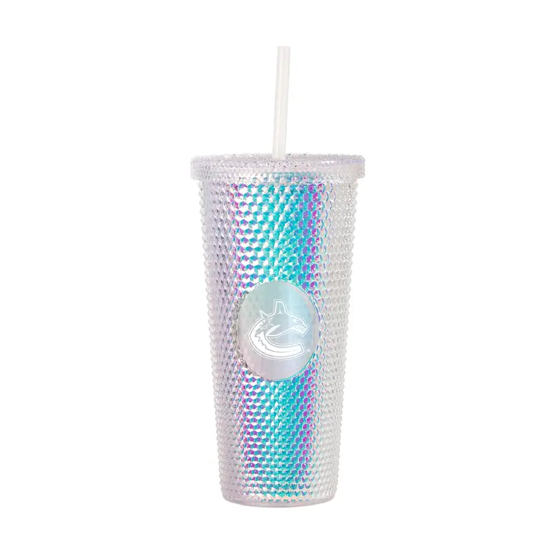 Vancouver Canucks 24oz Iridescent Studded Tumbler