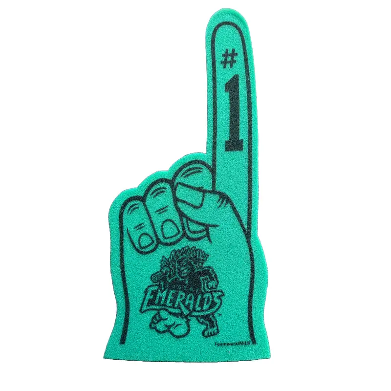 Eugene Emeralds FoamWorx Green Foam Finger