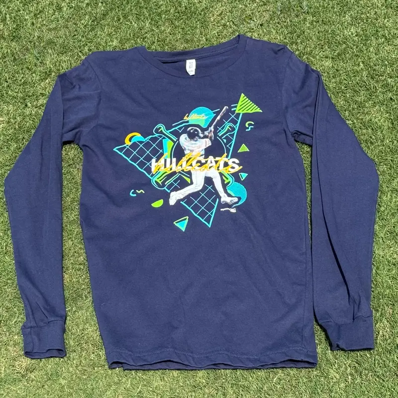 Navy Retro Long Sleeve