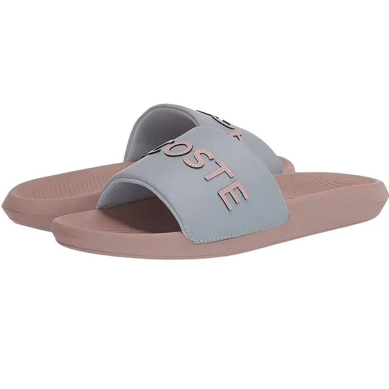 LACOSTE WOMENS SANDALS SLIDE CROCO SLIDE 320, 7-39CFA0056RW2