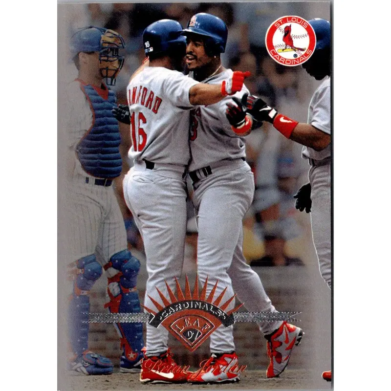 1997 Leaf Brian Jordan #116