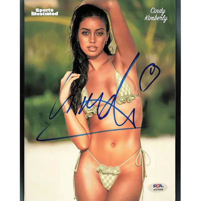 Cindy Kimberly signed 8x10 photo PSA/DNA Autographed