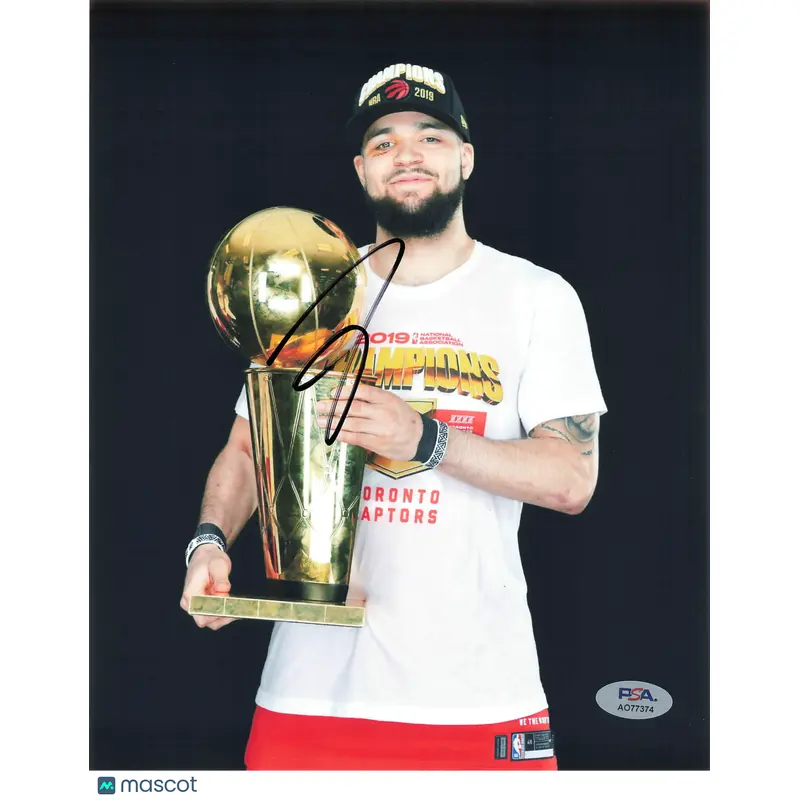 Fred VanVleet Signed 8x10 Photo PSA Toronto Raptors