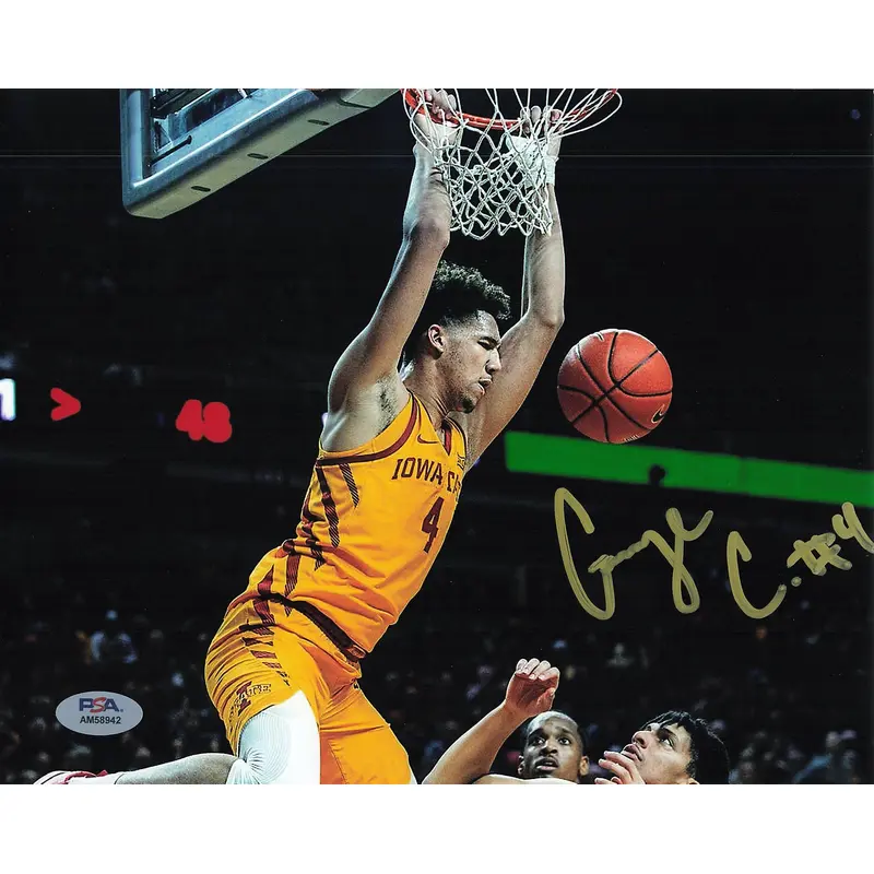 GEORGE CONDITT signed 8x10  photo PSA/DNA Iowa State Cyclones Autographed