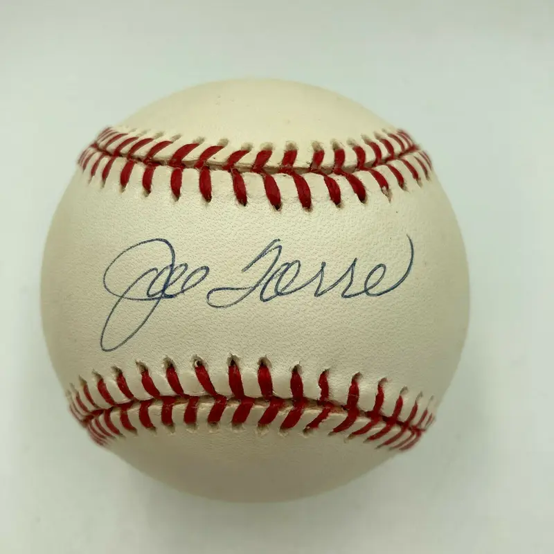 Joe Torre Signed Official 1996 World Series Baseball New York Yankees JSA COA