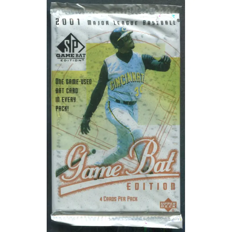 2001 Upper Deck SP Game Bat Edition Baseball Unopened Pack (4)