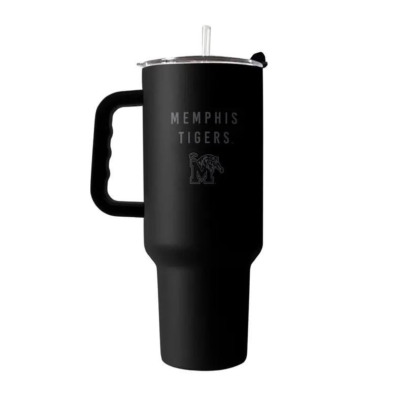 Memphis 40oz Black Tonal Powder Coat Tumbler