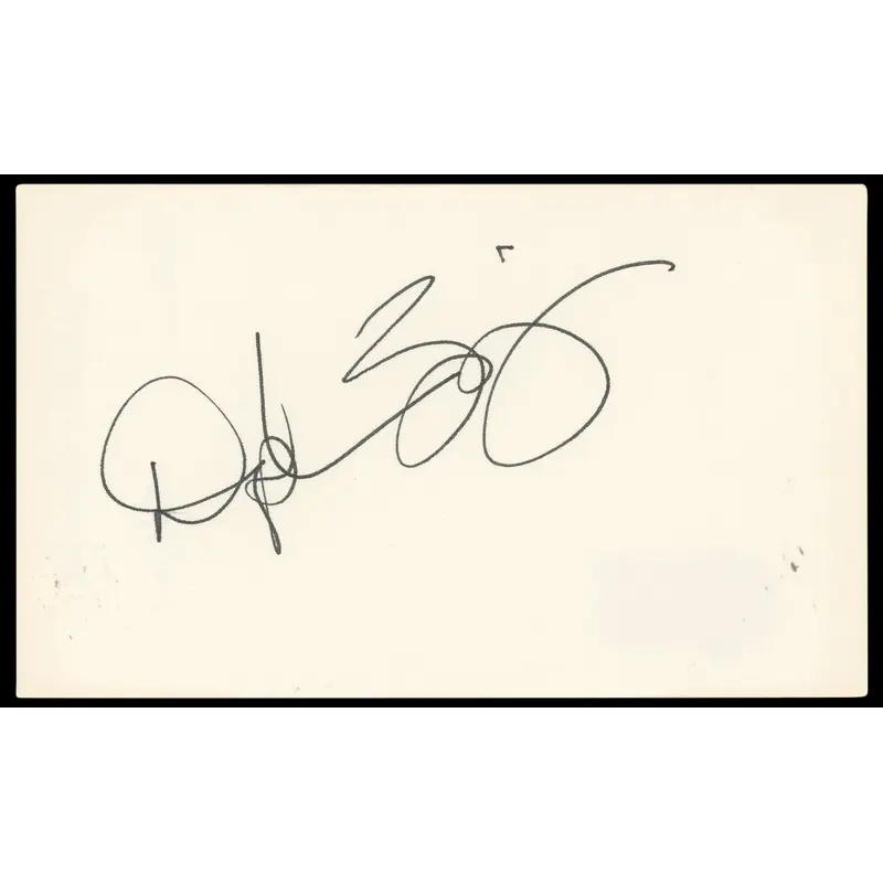 Daphne Zuniga Melrose Place Authentic Signed 3x5 Index Card BAS #BP50616