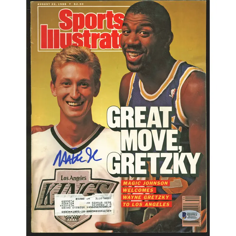 Lakers Magic Johnson Signed 1988 Sports Illustrated Magazine BAS #MJ00964