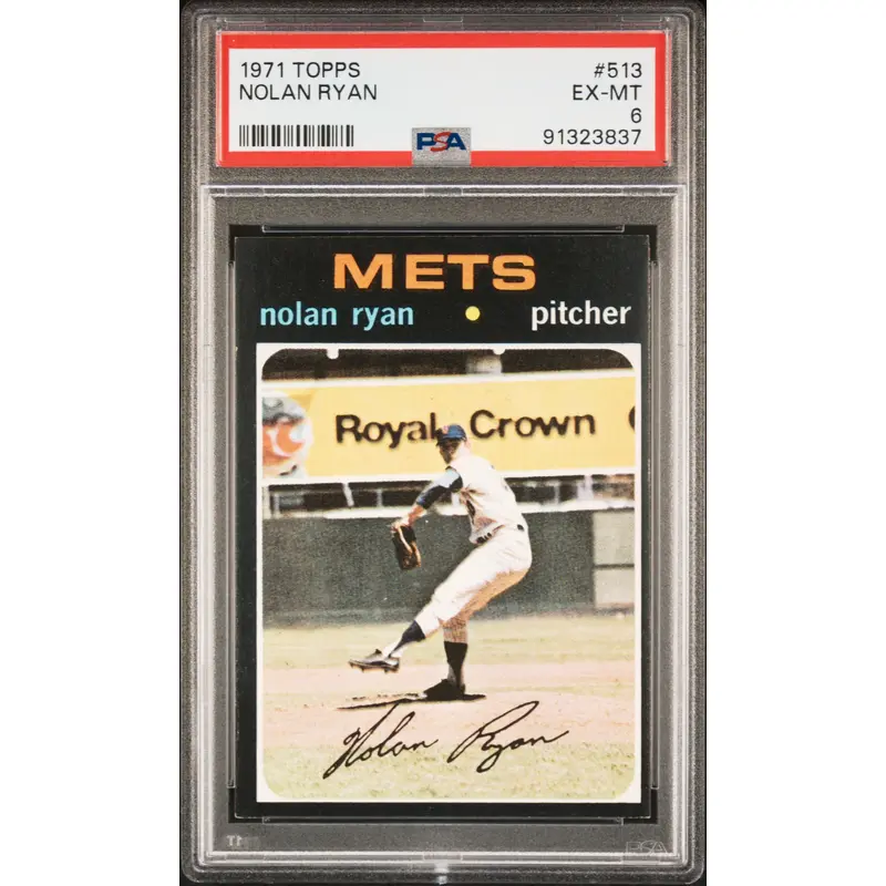 Nolan Ryan 1971 Topps #513 PSA 6 EX-Mint