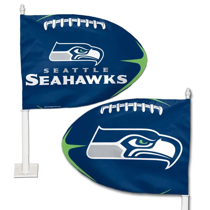 Seattle Seahawks Car Flag